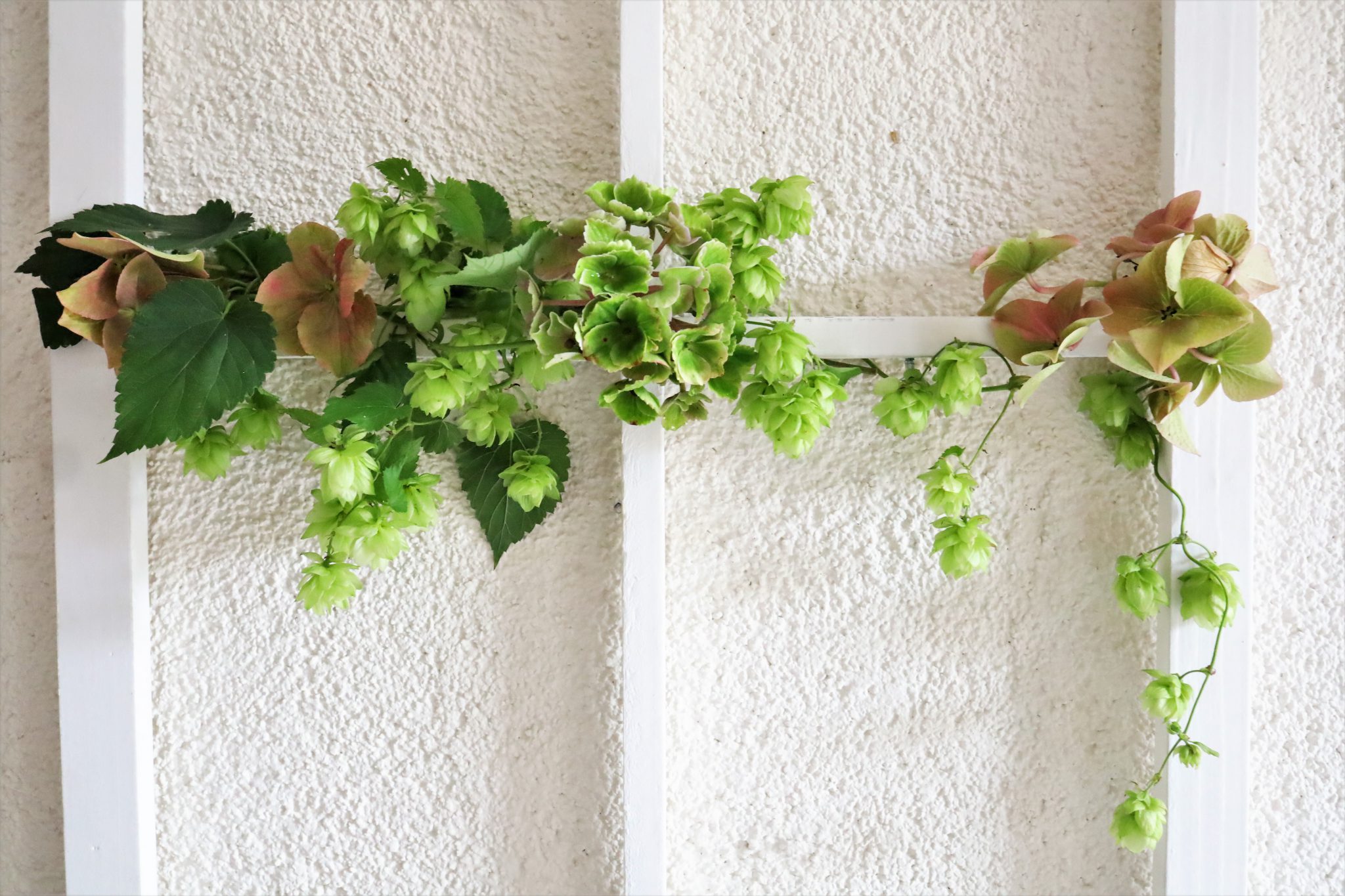 Sptsommerdeko mit Hopfen | Im roten Schwedenhaus