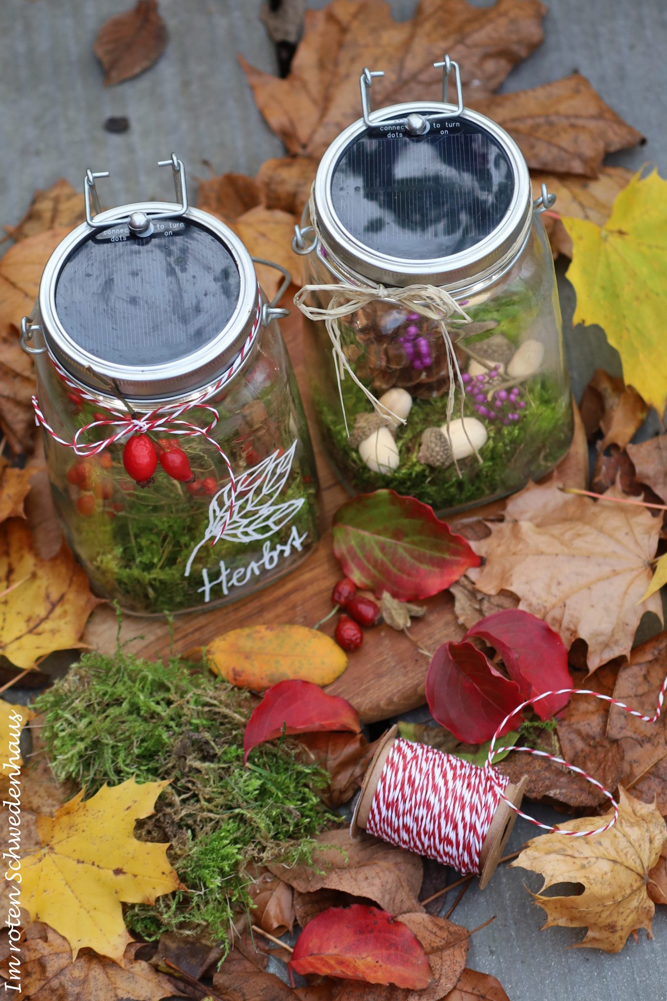 DIY Herbst Im Glas | Im Roten Schwedenhaus