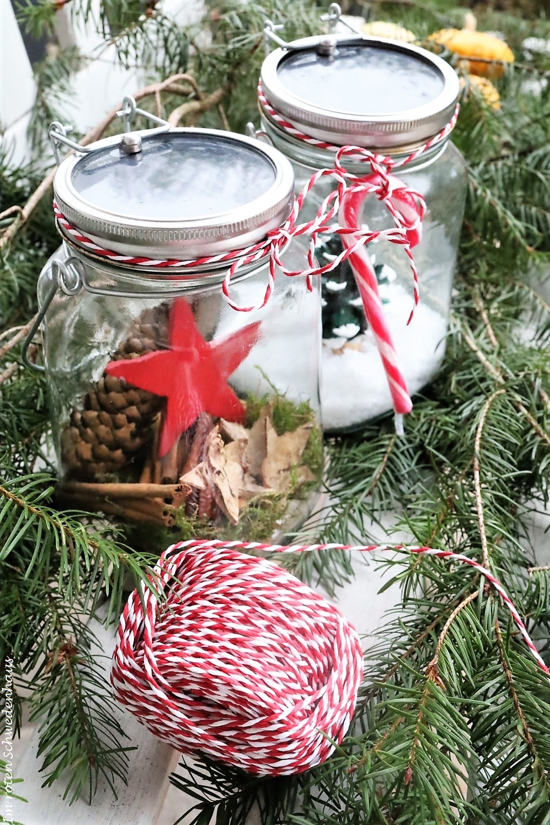 DIY Weihnachten im Glas Im roten Schwedenhaus